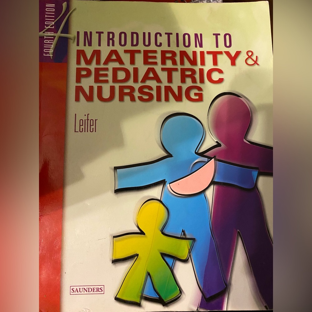 Maternity and pediatric nursing textbook